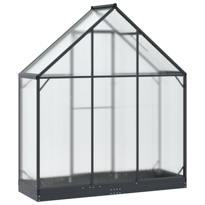 Garden Greenhouse with Door Anthracite 72.24 x 25.00 x 81.50 in