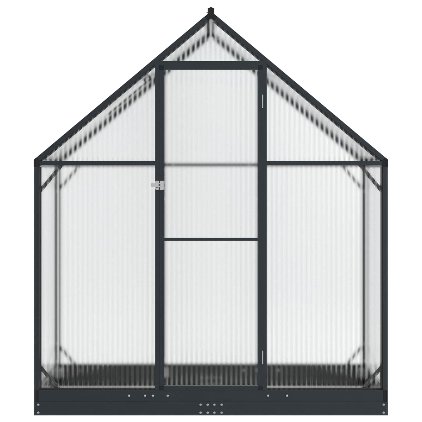 Garden Greenhouse with Door Anthracite 72.24 x 25.00 x 81.50 in