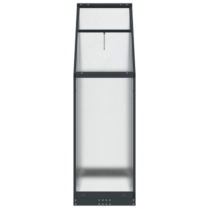 Garden Greenhouse with Door Anthracite 72.24 x 25.00 x 81.50 in