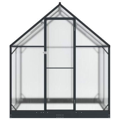 Garden Greenhouse with Door Anthracite 72.24 x 48.43 x 81.50 in