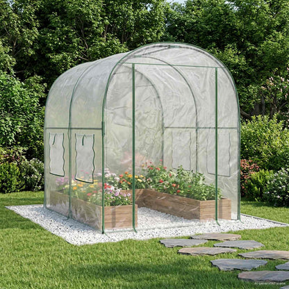 Greenhouse with Frame 62.99 x 78.74 x 75.79 in PVC Transparent