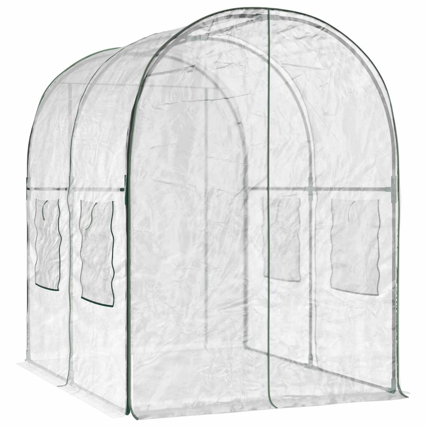 Greenhouse with Frame 62.99 x 78.74 x 75.79 in PVC Transparent