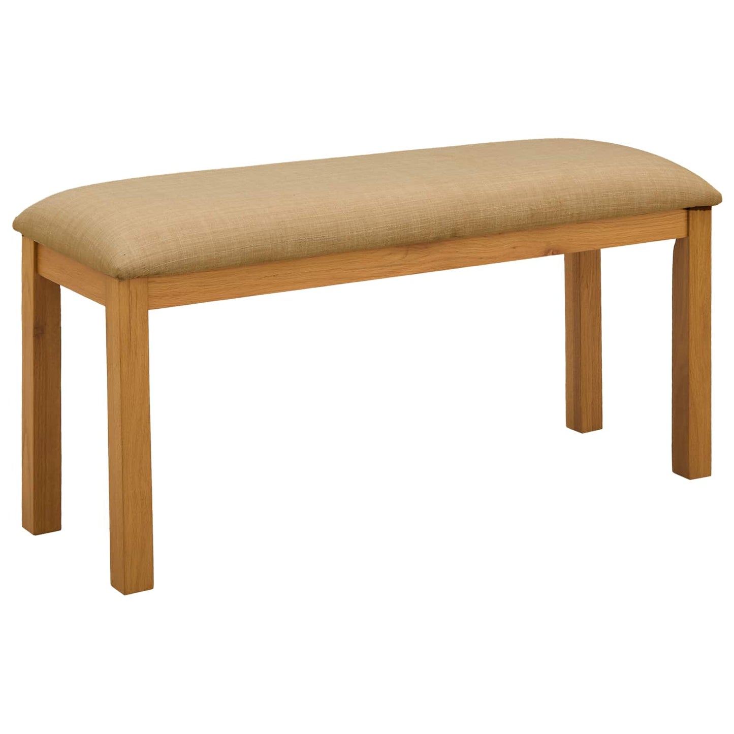 Dining Set 3 pcs Beige Solid Oak Wood