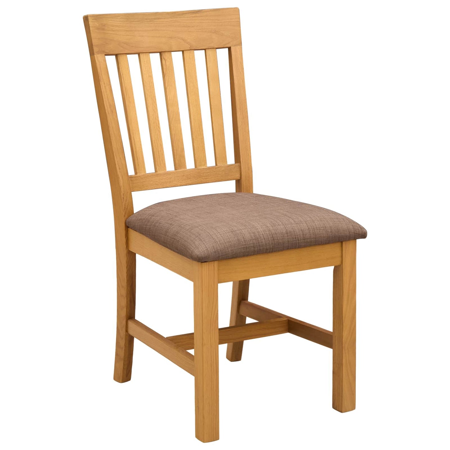 Dining Set 9 pcs Grey Solid Oak Wood