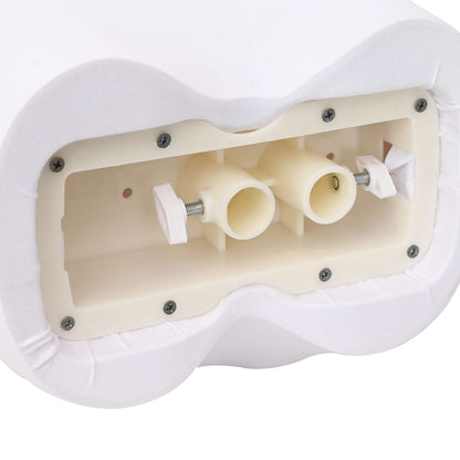 Adjustable 165-213 cm Mannequin with Base Female PP White