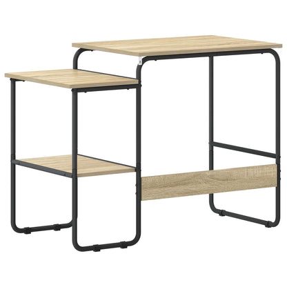 Desk with Storage Sonoma Oak 100 x 50 x 75 cm