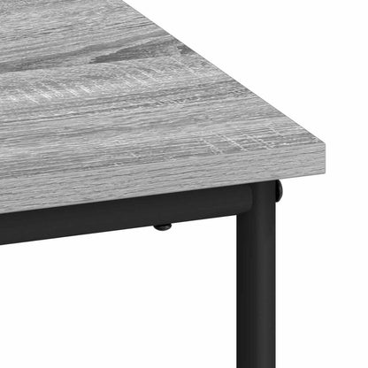Desk with Storage Grey Sonoma 100 x 50 x 75 cm