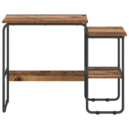 Desk with Storage Oak Wood 100 x 50 x 75 cm