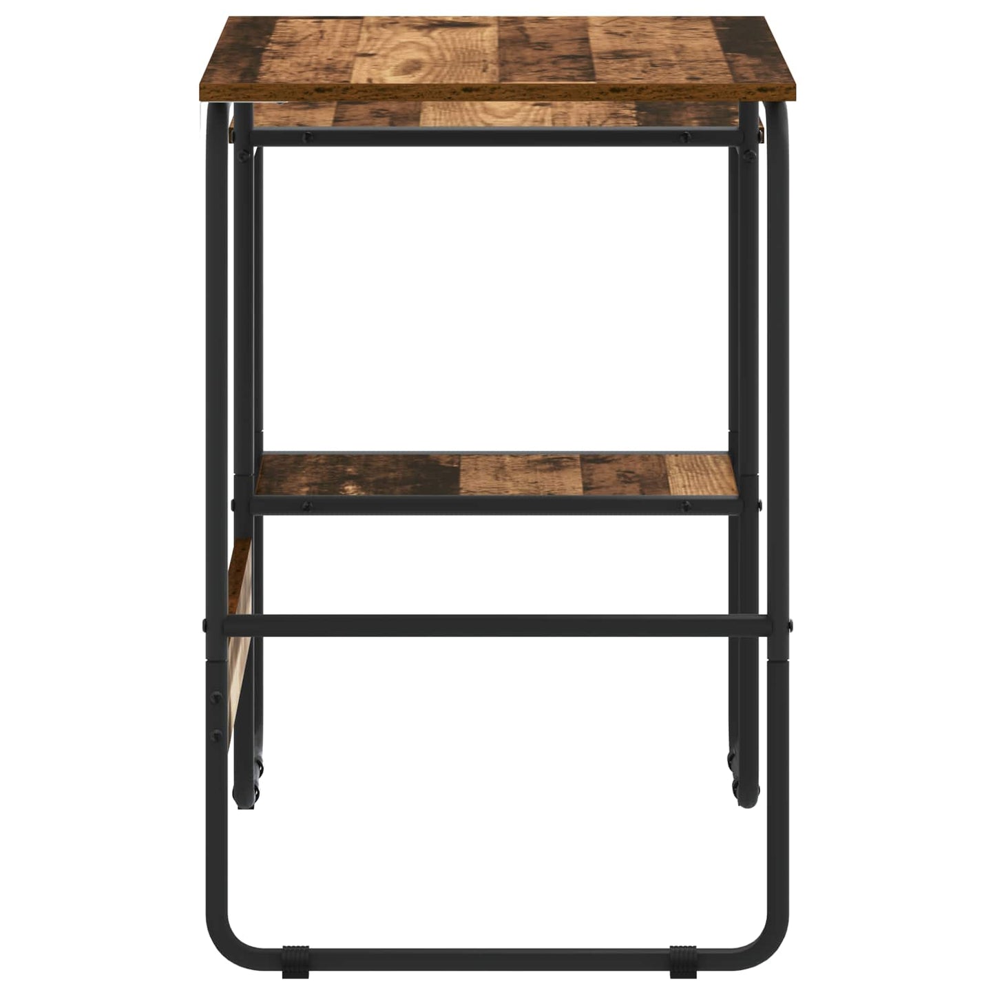 Desk with Storage Oak Wood 100 x 50 x 75 cm