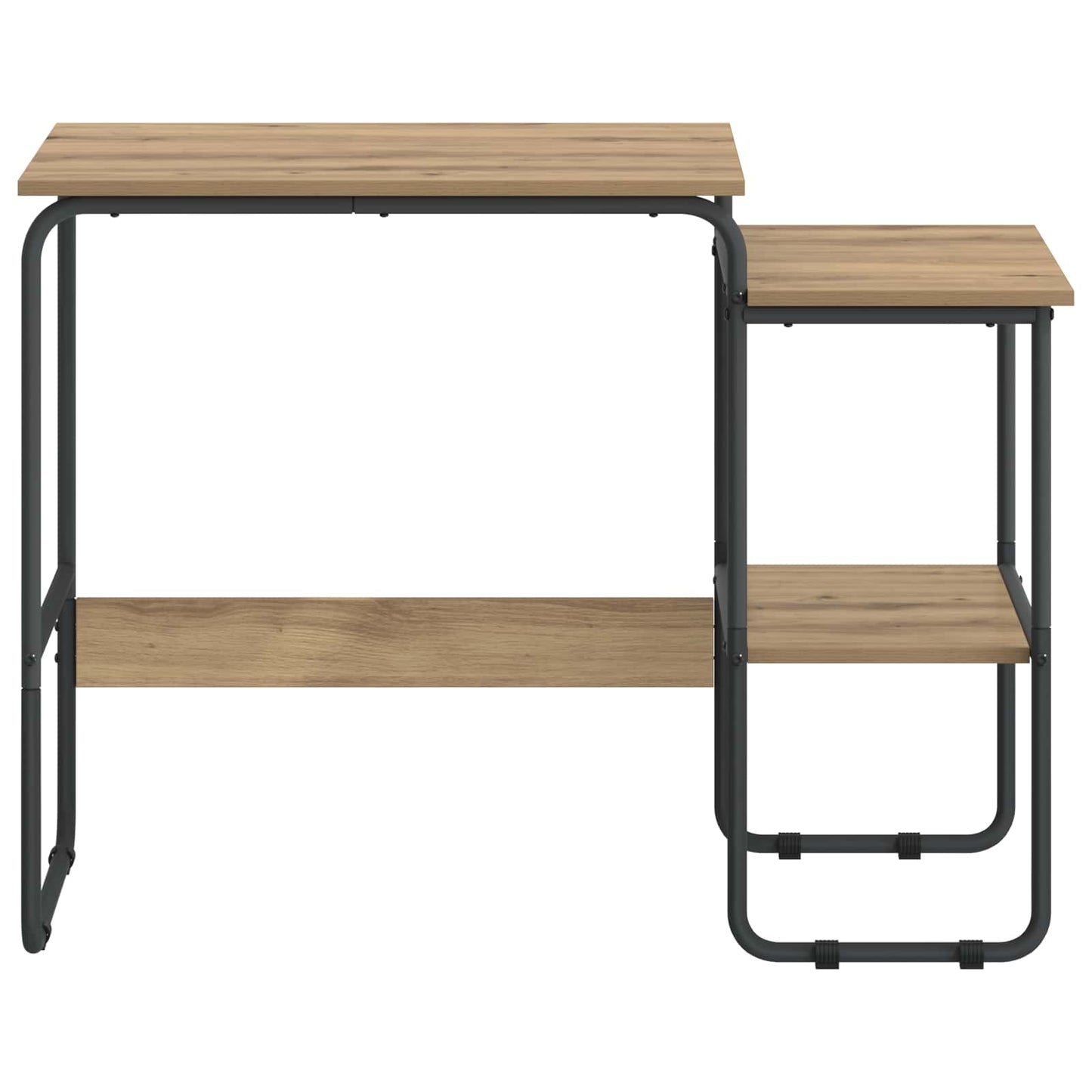 Desk with Storage Artisan Oak 100 x 50 x 75 cm