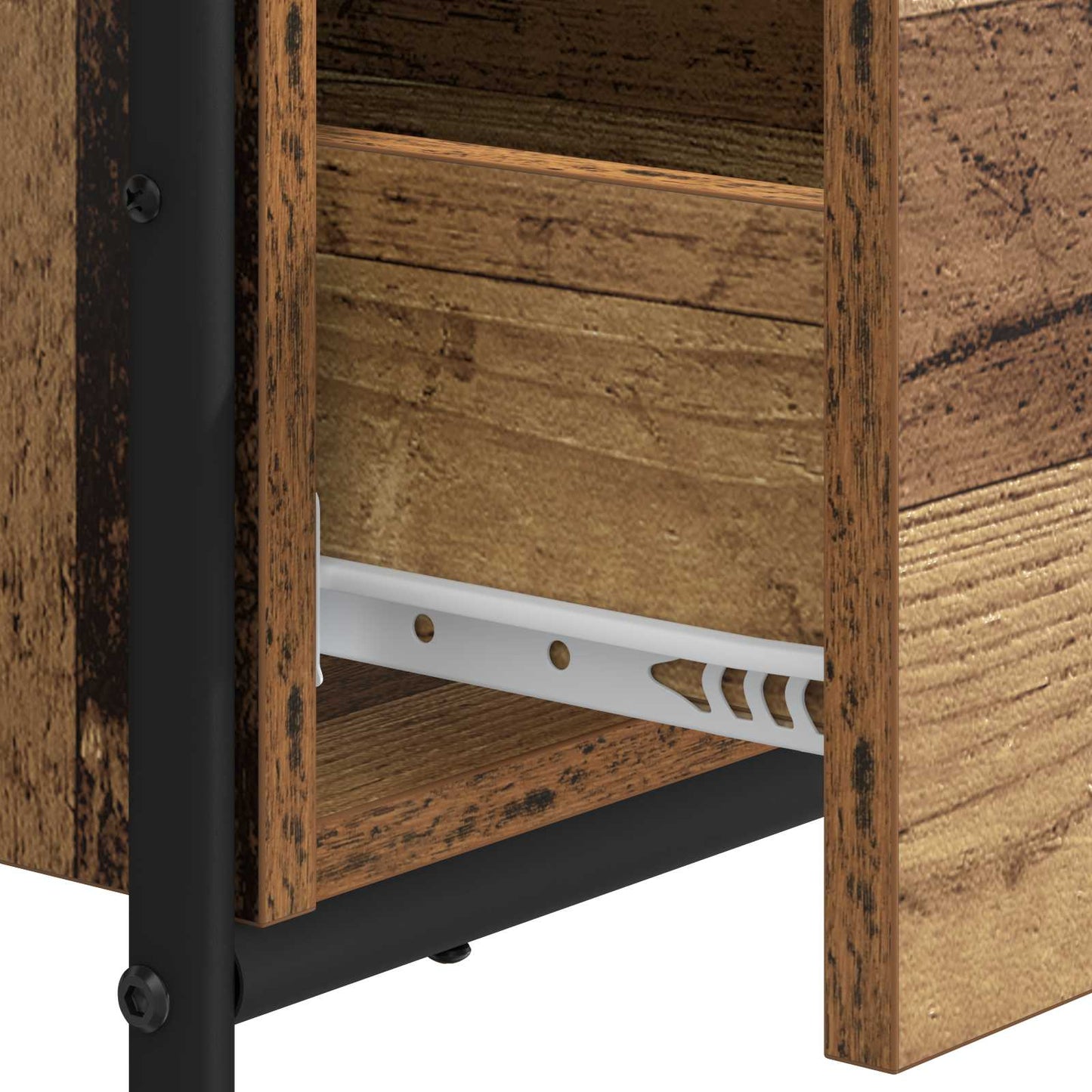 Desk with Storage Oak Wood 120 x 50 x 75 cm