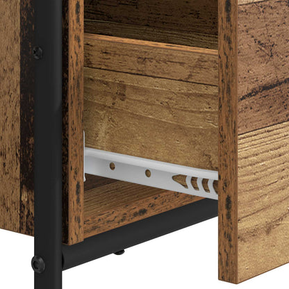 Desk with Storage Oak Wood 120 x 50 x 75 cm