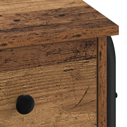 Desk with Storage Oak Wood 100 x 50 x 75 cm