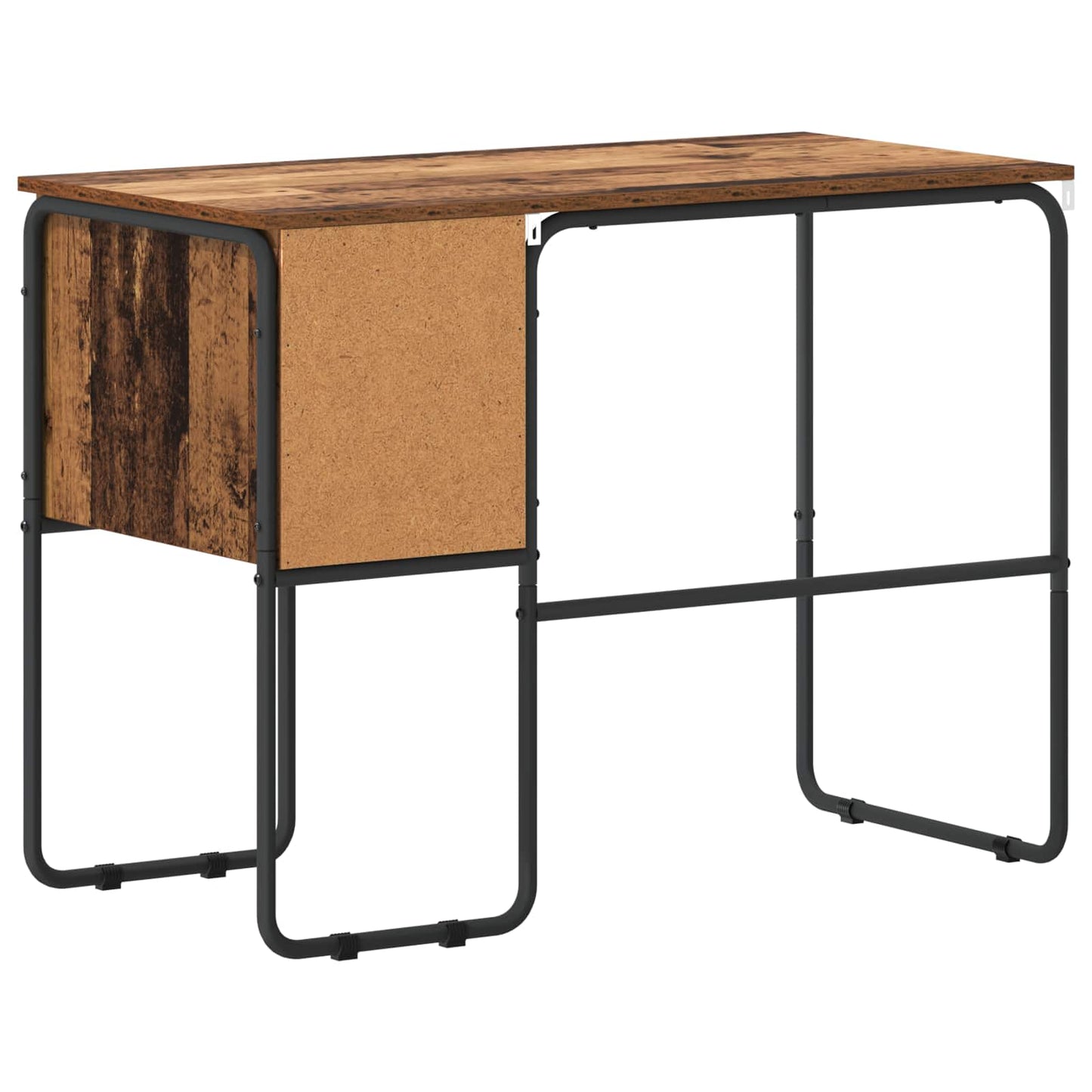 Desk with Storage Oak Wood 100 x 50 x 75 cm