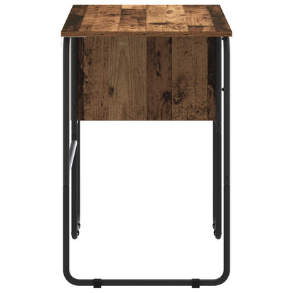 Desk with Storage Oak Wood 100 x 50 x 75 cm