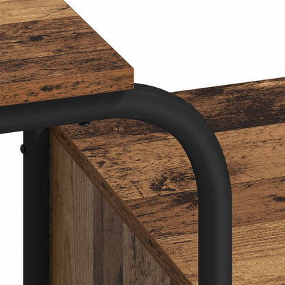 Desk with Storage Oak Wood 145 x 50 x 75 cm