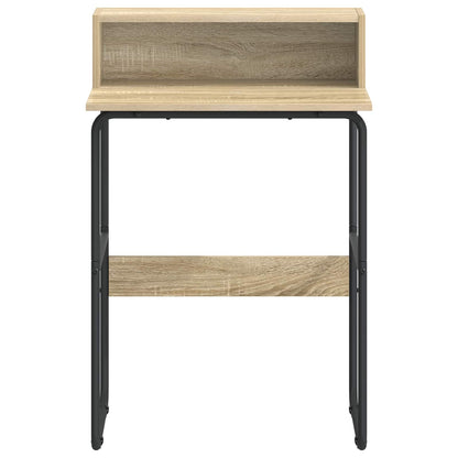 Desk with Storage Sonoma Oak 60 x 50 x 91 cm