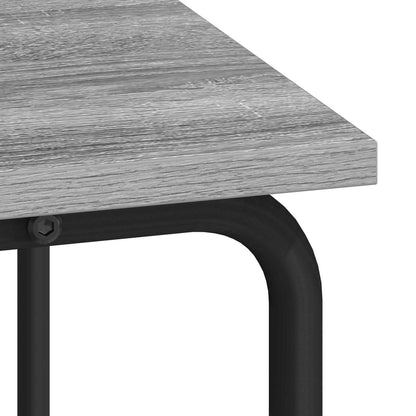 Desk with Storage Grey Sonoma 60 x 50 x 91 cm