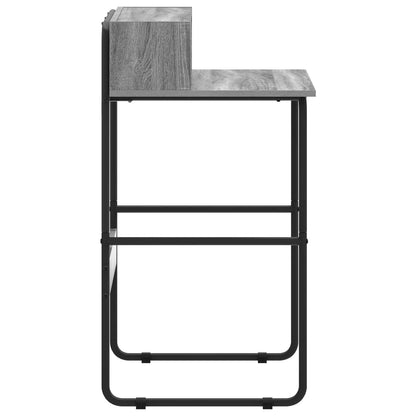 Desk with Storage Grey Sonoma 60 x 50 x 91 cm