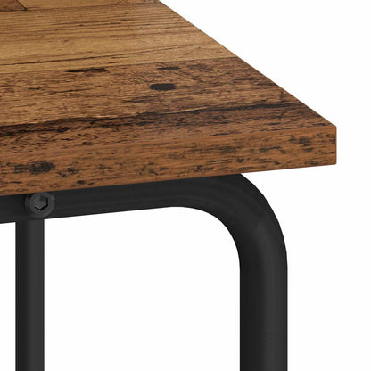 Desk with Storage Oak Wood 60 x 50 x 91 cm