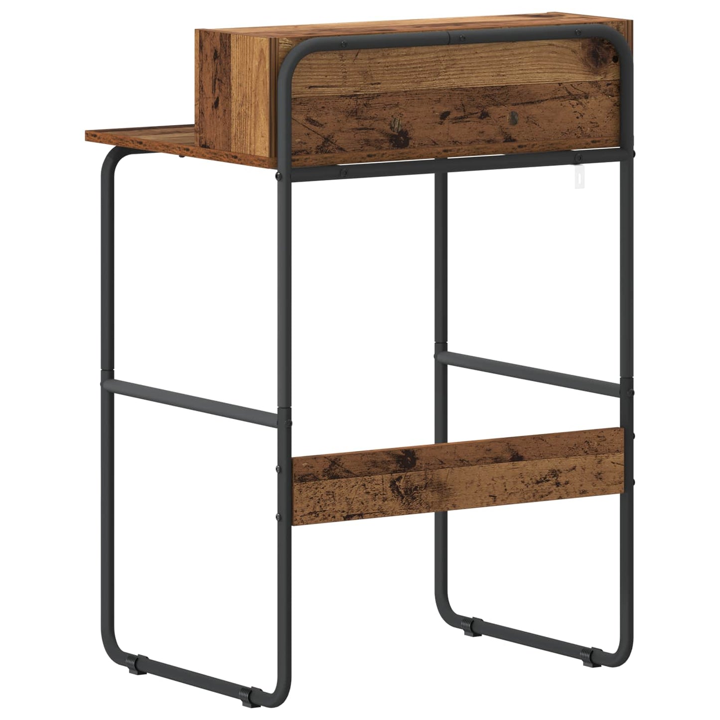 Desk with Storage Oak Wood 60 x 50 x 91 cm
