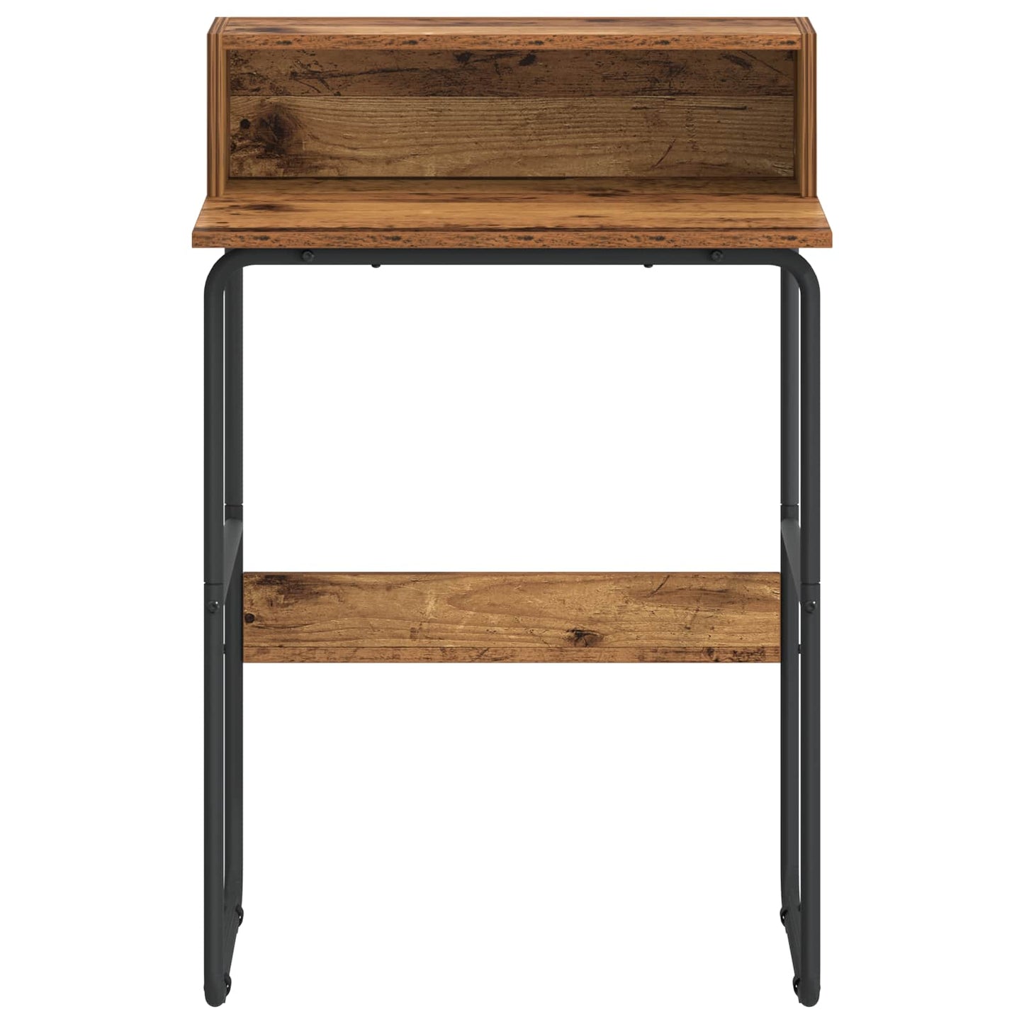 Desk with Storage Oak Wood 60 x 50 x 91 cm
