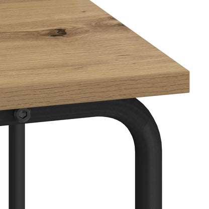 Desk with Storage Artisan Oak 60 x 50 x 91 cm