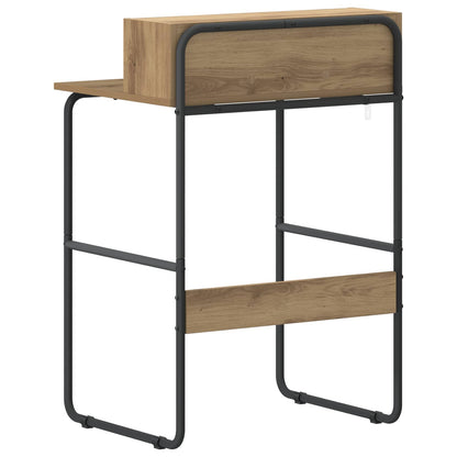 Desk with Storage Artisan Oak 60 x 50 x 91 cm