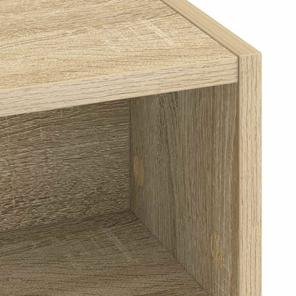 Desk with Storage Sonoma Oak 80 x 50 x 91 cm