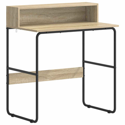 Desk with Storage Sonoma Oak 80 x 50 x 91 cm