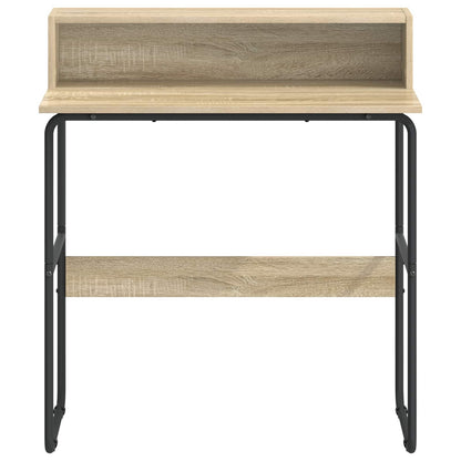 Desk with Storage Sonoma Oak 80 x 50 x 91 cm
