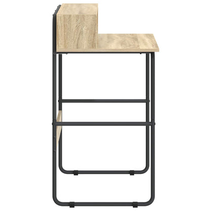 Desk with Storage Sonoma Oak 80 x 50 x 91 cm