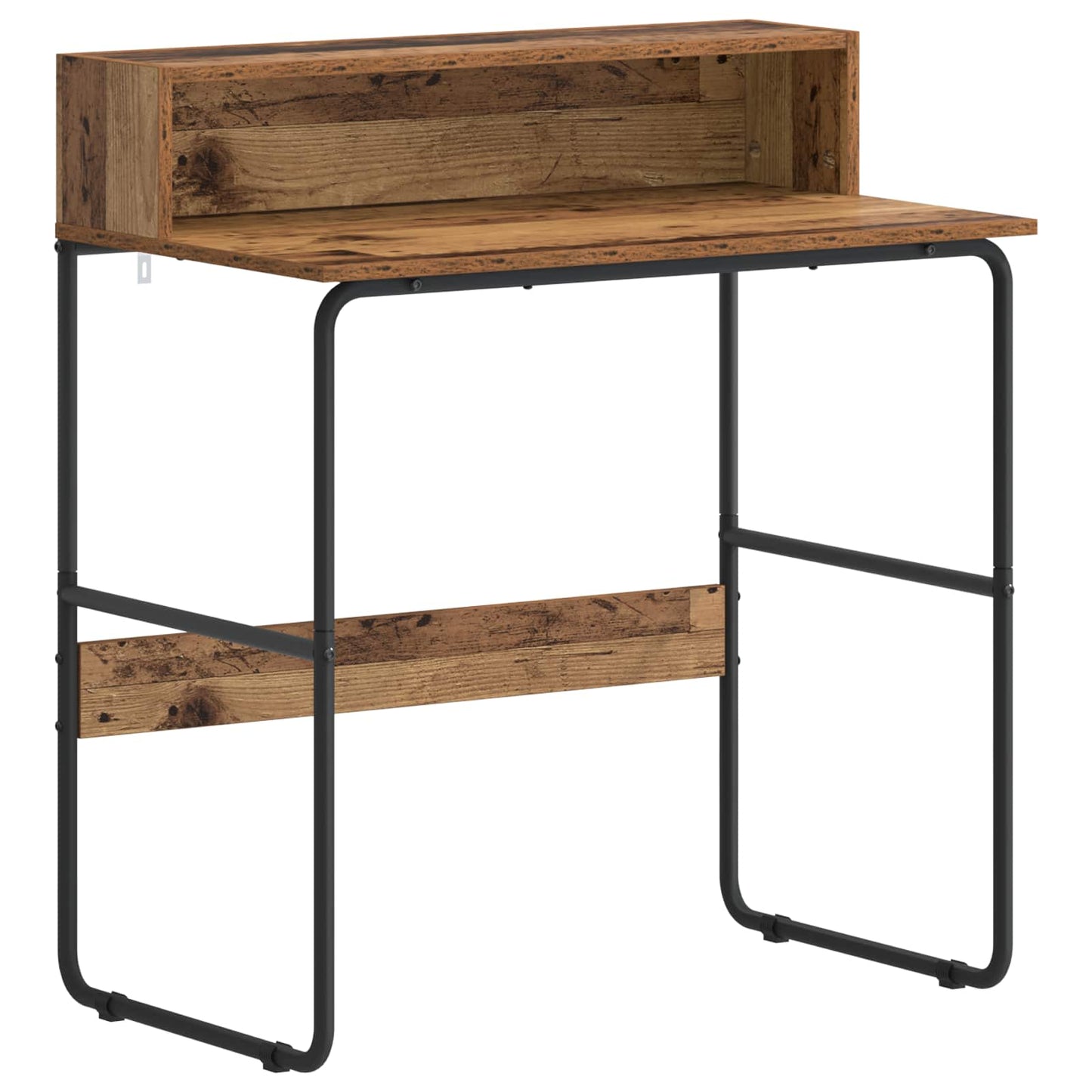 Desk with Storage Oak Wood 80 x 50 x 91 cm