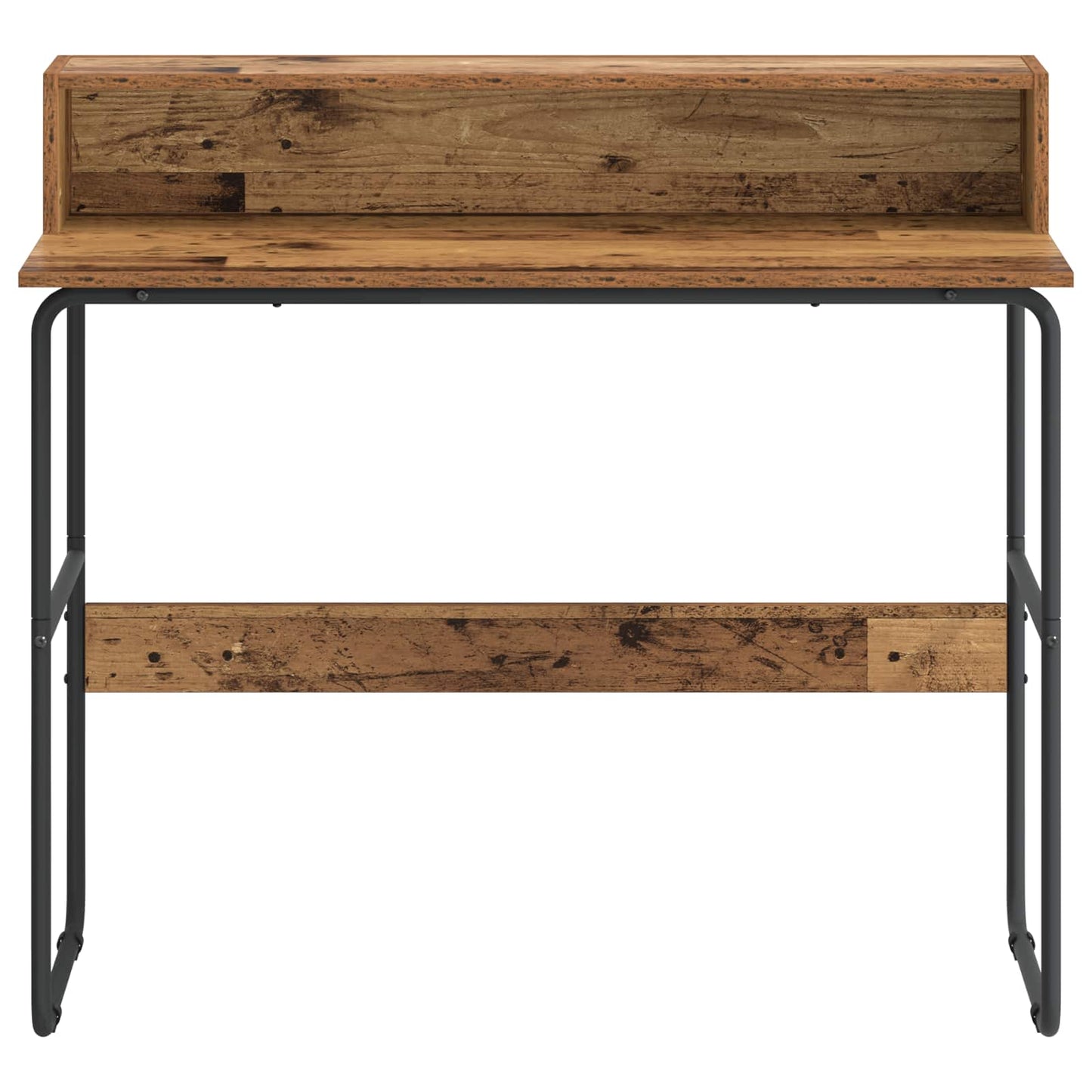 Desk with Storage Oak Wood 100 x 50 x 91 cm