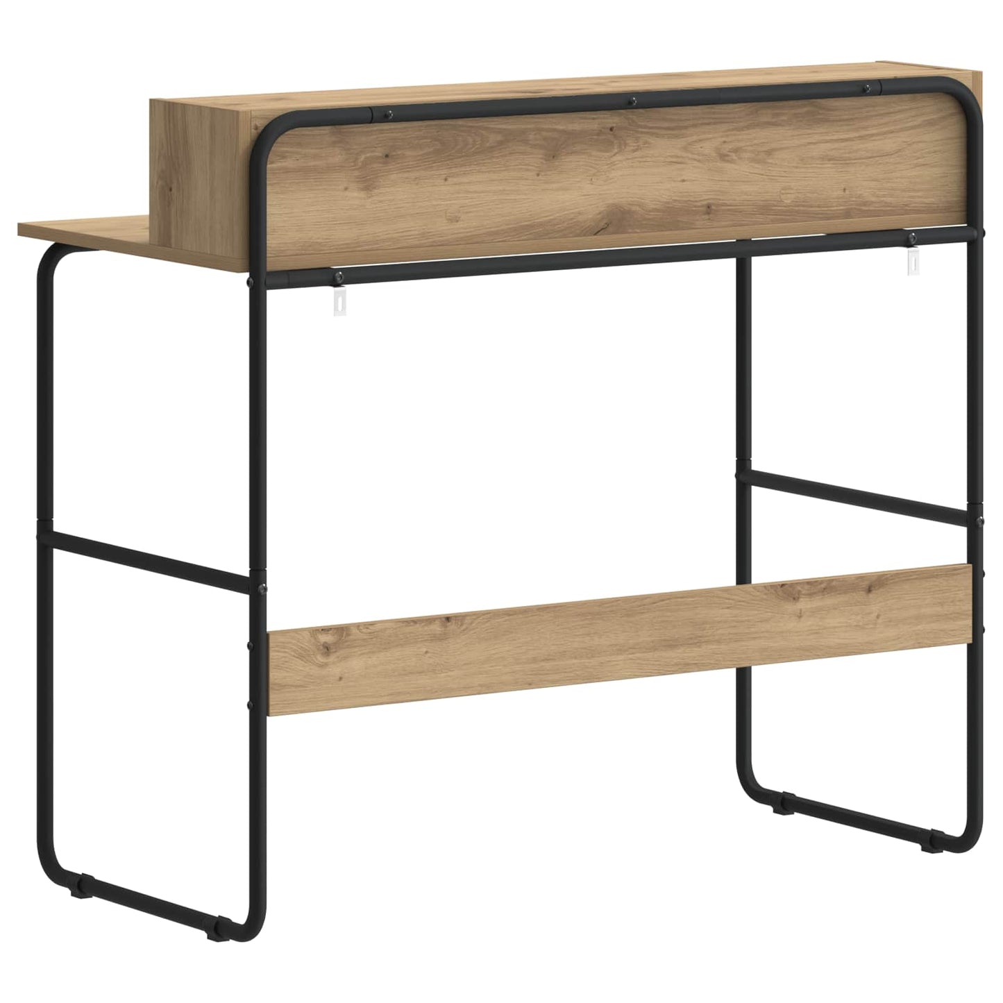 Desk with Storage Artisan Oak 100 x 50 x 91 cm