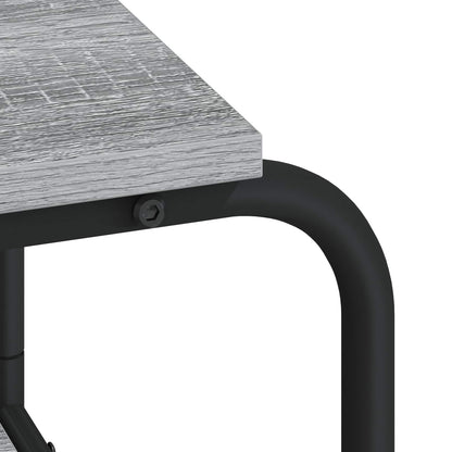Desk with Storage Grey Sonoma 113.5 x 52 x 75.5 cm