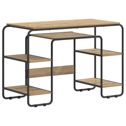 Desk with Storage Artisan Oak 113.5 x 52 x 75.5 cm