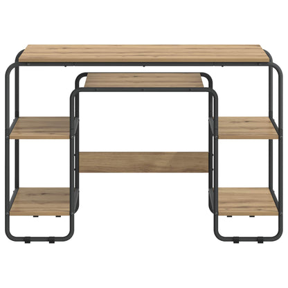Desk with Storage Artisan Oak 113.5 x 52 x 75.5 cm