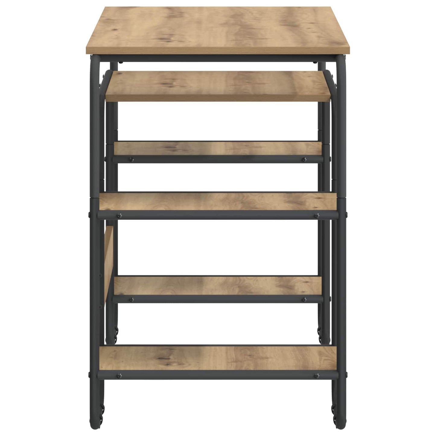 Desk with Storage Artisan Oak 113.5 x 52 x 75.5 cm