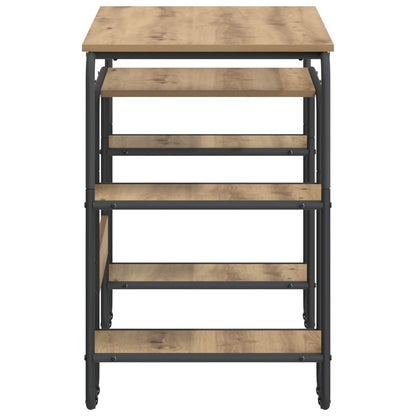 Desk with Storage Artisan Oak 113.5 x 52 x 75.5 cm