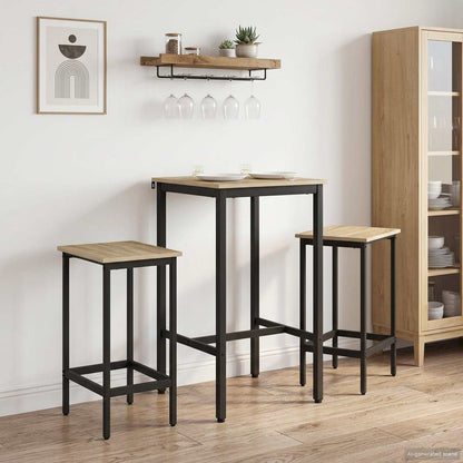Bar Table 52 x 52 x 90 cm Engineered Wood Sonoma Oak