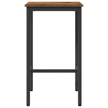 Bar Table 52 x 52 x 90 cm Engineered Wood Old Wood Rectangular