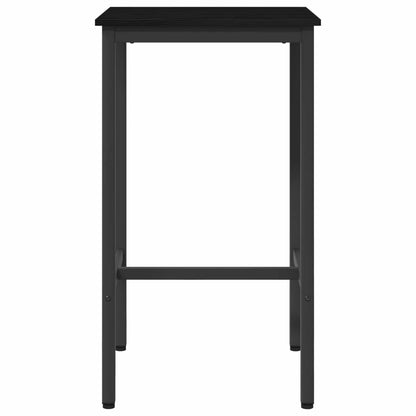 Bar Table 52 x 52 x 110 cm Engineered Wood Black Oak