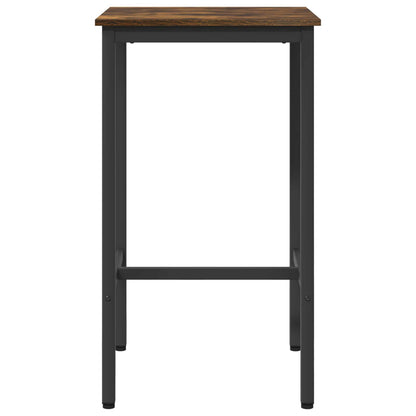 Bar Table 52 x 52 x 110 cm Engineered Wood Smoked Oak