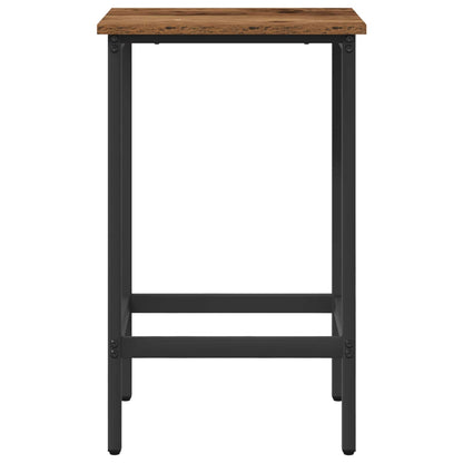 Bar Stool 2 pcs Old Wood 40 x 32 x 74 cm Engineered Wood
