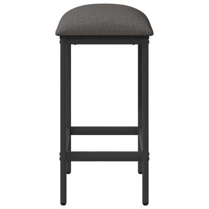 Bar Stool 2 pcs Light Grey 40 x 32 x 64 cm Engineered Wood
