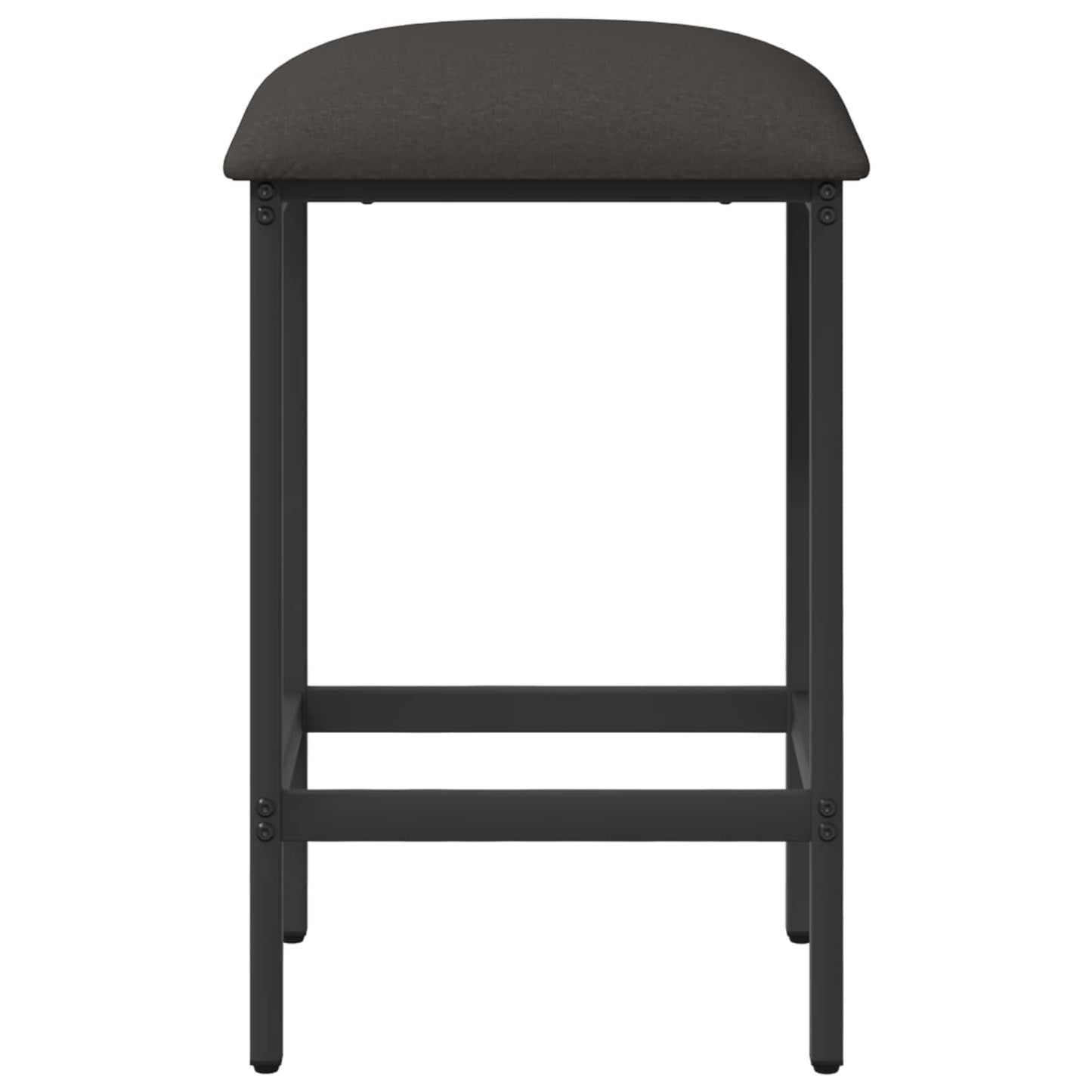 Bar Stool 2 pcs Dark Grey 40 x 32 x 74 cm Engineered Wood