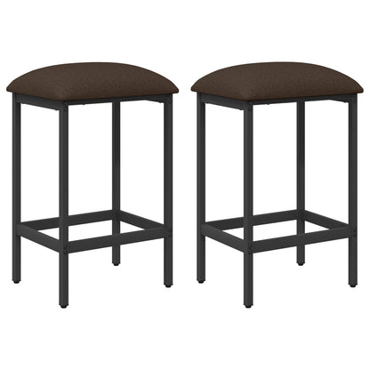 Bar Stool 2 pcs Taupe 40 x 32 x 74 cm Engineered Wood