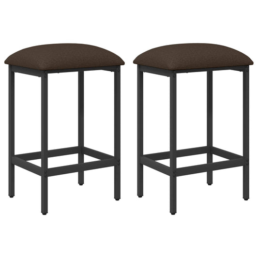 Bar Stool 2 pcs Taupe 40 x 32 x 74 cm Engineered Wood