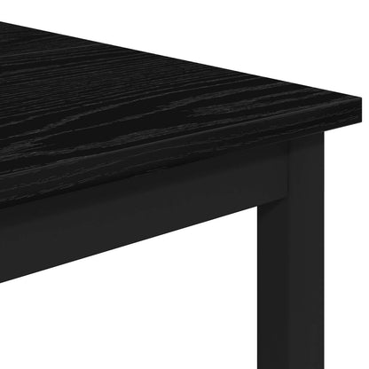 Bar Stool 2 pcs Black Oak 40 x 32 x 64 cm Engineered Wood